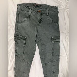 Green/grayish "J. Brand" cargo pants